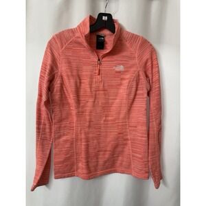 The North Face‎ Women Quarter Zip Fleece Jacket Size S Outdoor Pullover. O-8
